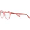 imageCoach Womens Hc6209u Universal Fit Round Prescription Eyewear FramesMilky PinkTransparent PinkDemo Lens