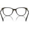 imageCoach Womens Hc6220u Universal Fit Square Prescription Eyewear FramesTransparent OliveDemo Lens