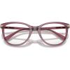 imageCoach Womens Hc6220u Universal Fit Square Prescription Eyewear FramesTransparent PurpleDemo Lens