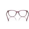 imageCoach Womens Hc6220u Universal Fit Square Prescription Eyewear FramesTransparent PurpleDemo Lens