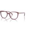 imageCoach Womens Hc6220u Universal Fit Square Prescription Eyewear FramesTransparent PurpleDemo Lens