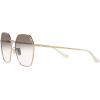 imageCoach Womens Hc7132 Hexagonal SunglassesShiny Light GoldPurple Grey Gradient