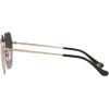 imageCoach Womens Hc7132 Hexagonal SunglassesShiny Rose GoldGrey Gradient