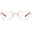 imageCOACH Womens HC5147 Butterfly Prescription Eyewear FramesShiny Rose GoldDemo Lens