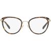imageCoach Womens Hc5154 Cat Eye Prescription Eyewear FramesLight GoldDark TortoiseDemo Lens