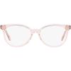 imageCoach Womens Hc6138u Universal Fit Round Prescription Eyewear FramesTransparent PinkDemo Lens