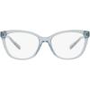 imageCoach Womens Hc6186 Square Prescription Eyewear FramesTransparent BlueDemo Lens