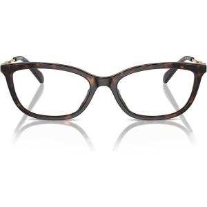 imageCOACH Womens Hc6237u Universal Fit Rectangular Prescription Eyewear FramesDark TortoiseDemo Lens