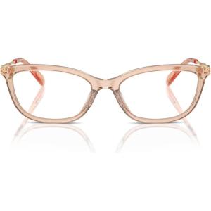 imageCOACH Womens Hc6237u Universal Fit Rectangular Prescription Eyewear FramesTransparent ChampagneDemo Lens