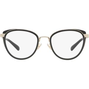 imageCoach Womens Hc5154 Cat Eye Prescription Eyewear FramesLight GoldBlackDemo Lens