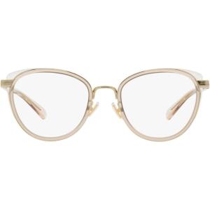 imageCoach Womens Hc5154 Cat Eye Prescription Eyewear FramesLight GoldFawnDemo Lens