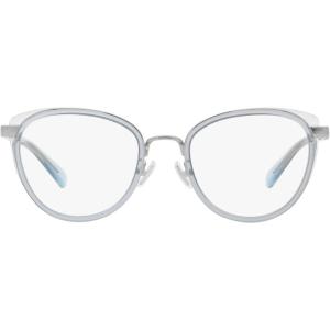 imageCoach Womens Hc5154 Cat Eye Prescription Eyewear FramesSilverTransparent BlueDemo Lens