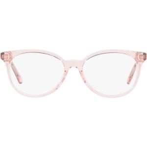imageCoach Womens Hc6138u Universal Fit Round Prescription Eyewear FramesTransparent PinkDemo Lens