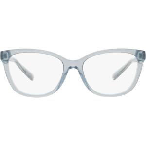 imageCoach Womens Hc6186 Square Prescription Eyewear FramesTransparent BlueDemo Lens