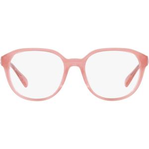 imageCoach Womens Hc6209u Universal Fit Round Prescription Eyewear FramesMilky PinkTransparent PinkDemo Lens