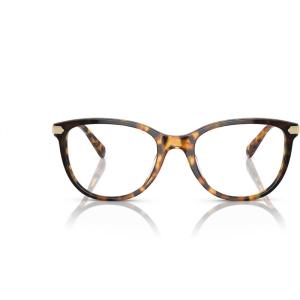 imageCoach Womens Hc6220u Universal Fit Square Prescription Eyewear FramesHoney Tortoise Black GradientDemo Lens