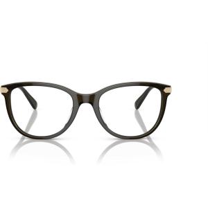 imageCoach Womens Hc6220u Universal Fit Square Prescription Eyewear FramesTransparent OliveDemo Lens