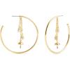 imageCOACH Mushroom Charm Hoop Earrings