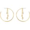 imageCOACH Mushroom Charm Hoop Earrings