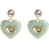 imageCOACH Signature Heart Drop Earrings