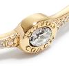 imageCOACH Signature Logo Pave Hinged Bangle BraceletCrystalGold