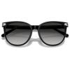 imageCOACH Womens Hc8414bd Round SunglassesBlackGrey Gradient