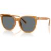 imageCOACH Womens Hc8414bd Round SunglassesMilky AmberGrey Solid