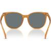 imageCOACH Womens Hc8414bd Round SunglassesMilky AmberGrey Solid