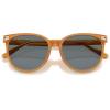 imageCOACH Womens Hc8414bd Round SunglassesMilky AmberGrey Solid