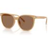 imageCOACH Womens Hc8414bd Round SunglassesMilky TeaBrown Solid