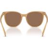 imageCOACH Womens Hc8414bd Round SunglassesMilky TeaBrown Solid