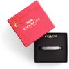 imageCOACH Womens Signature C Glitter Bangle BraceletCrystalRhodium