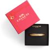 imageCOACH Womens Signature C Glitter Bangle BraceletGold