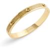 imageCOACH Womens Signature C Glitter Bangle BraceletGold