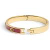 imageCOACH Womens Signature C Glitter Bangle BraceletRedGold