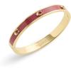 imageCOACH Womens Signature C Glitter Bangle BraceletRedGold