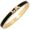 imageCoach Horse ampamp Carriage Enamel Hinge BraceletBlackGold