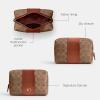 imageCoach Womens Essential Cosmetic Pouch Bag Tan Caramel One SizeTan Caramel