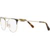 imageCoach Womens Hc5148 Cat Eye Prescription Eyewear FramesShiny Light GoldBlackDemo Lens