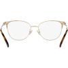 imageCoach Womens Hc5148 Cat Eye Prescription Eyewear FramesShiny Light GoldBlackDemo Lens