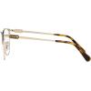 imageCoach Womens Hc5148 Cat Eye Prescription Eyewear FramesShiny Light GoldBlackDemo Lens