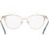 imageCoach Womens Hc5148 Cat Eye Prescription Eyewear FramesShiny Light GoldMintDemo Lens