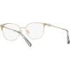 imageCoach Womens Hc5148 Cat Eye Prescription Eyewear FramesShiny Light GoldMintDemo Lens
