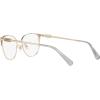 imageCoach Womens Hc5148 Cat Eye Prescription Eyewear FramesShiny Light GoldMintDemo Lens