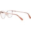 imageCoach Womens Hc5148 Cat Eye Prescription Eyewear FramesShiny Rose GoldLightDemo Lens