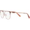 imageCoach Womens Hc5148 Cat Eye Prescription Eyewear FramesShiny Rose GoldLightDemo Lens