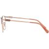 imageCoach Womens Hc5148 Cat Eye Prescription Eyewear FramesShiny Rose GoldLightDemo Lens