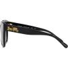 imageCoach Womens Hc8264 Square SunglassesBlackGrey Gradient Polarized