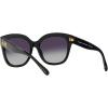 imageCoach Womens Hc8264 Square SunglassesBlackGrey Gradient Polarized