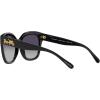 imageCoach Womens Hc8264 Square SunglassesBlackGrey Gradient Polarized